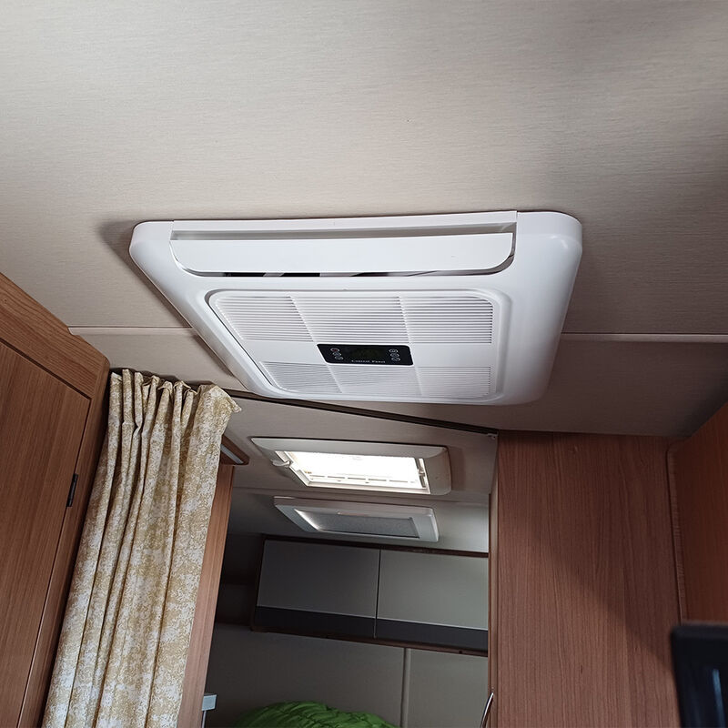 Máy lạnh RV DC 12v Van caravan, Máy lạnh đỗ xe tải Aircon 24v 48v, Điều hòa không khí thuyền biển