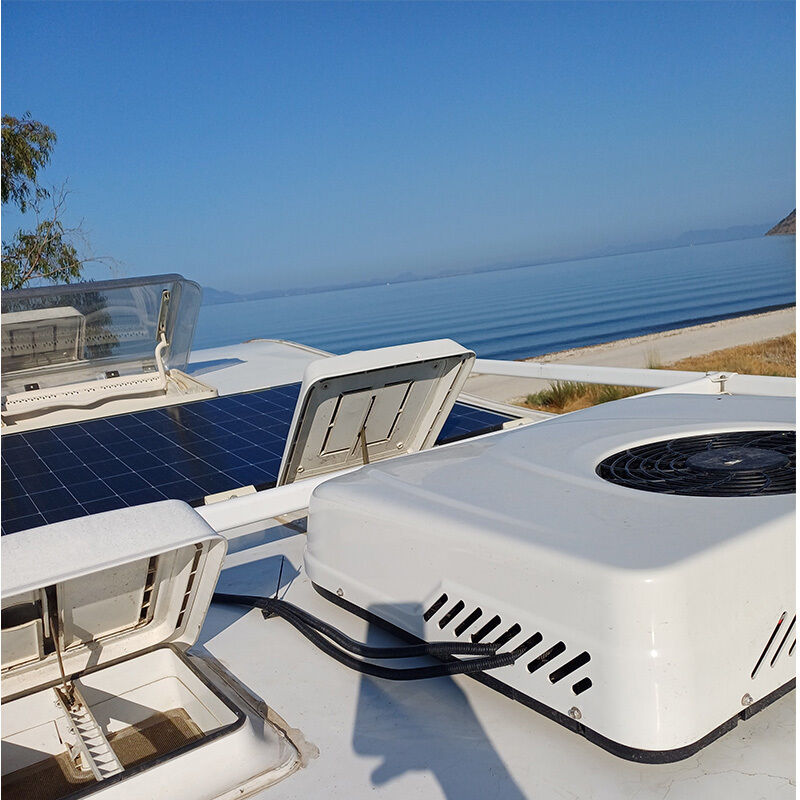 12v điều hòa không khí Xe lượn xe mái nhà RV điều hòa không khí 12 volt Van xe hơi Hệ thống điều hòa không khí